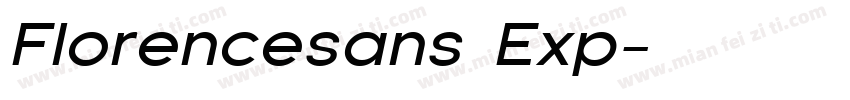Florencesans Exp字体转换
